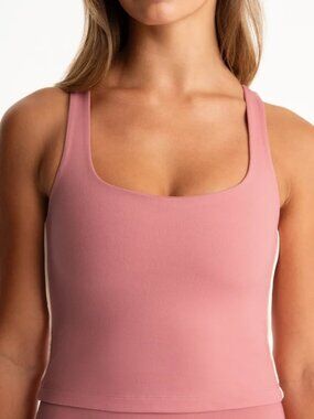 SET ACTIVE Pink Racerback Tank Top